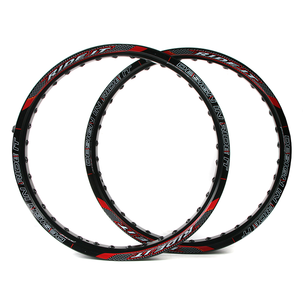 ARO DE LLANTA ALUMINIO 160X17 RIDE IT C/STICKER NEGRO