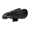 ASIENTO MTB TAPIZADO 245X160MM NEGRO/GRIS C/LINEA