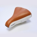 ASIENTO T/INGLES C/RESORTE 255X205MM TAPIZADO MARRON/BLANCO