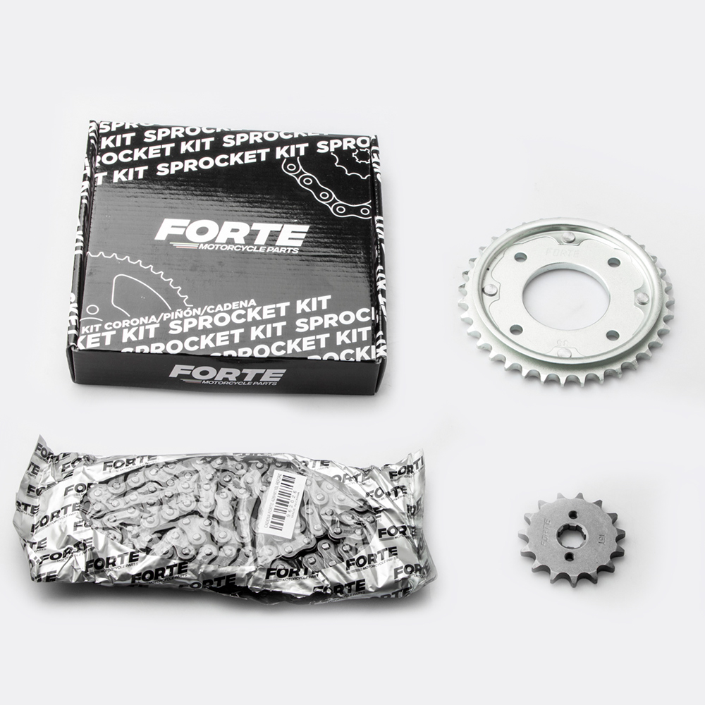 KIT FORTE HONDA BIZ 35T/15T/CADENA 428H