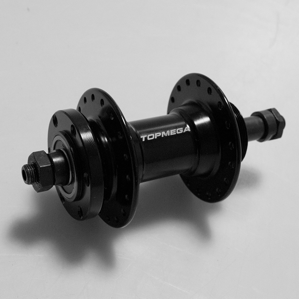 MAZA TRASERA 36A 7V ALUM RULEMAN F/D CIERRE NEGR TOPMEGA OEM
