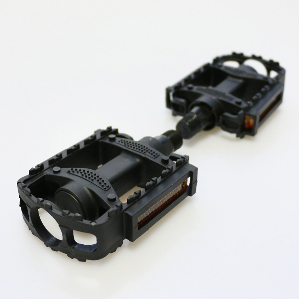 PEDAL PVC NIÑO 92X60MM 9/16 NEGRO