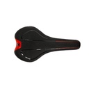 ASIENTO MTB NEGRO ROJO S/GRAMPA 270X150