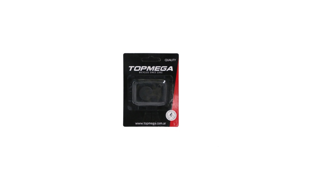 PASTILLA FRENO DISCO REDONDA TOPMEGA REPUESTO BLISTER