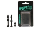 VALVULA TUBELESS C/ HERRAMIENTA NEGRO PAR SPORTACE