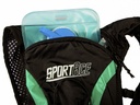MOCHILA DE HIDRATACION 1LITRO SPORTACE NEGRO/VERDE