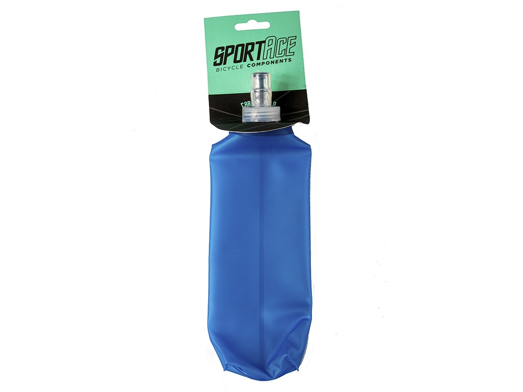 BOTELLA FLEXIBLE 500ML SPORTACE AZUL
