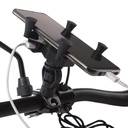 PORTA CELULAR C/CARGADOR DE BATERIA P/MANUBRIO (12V)