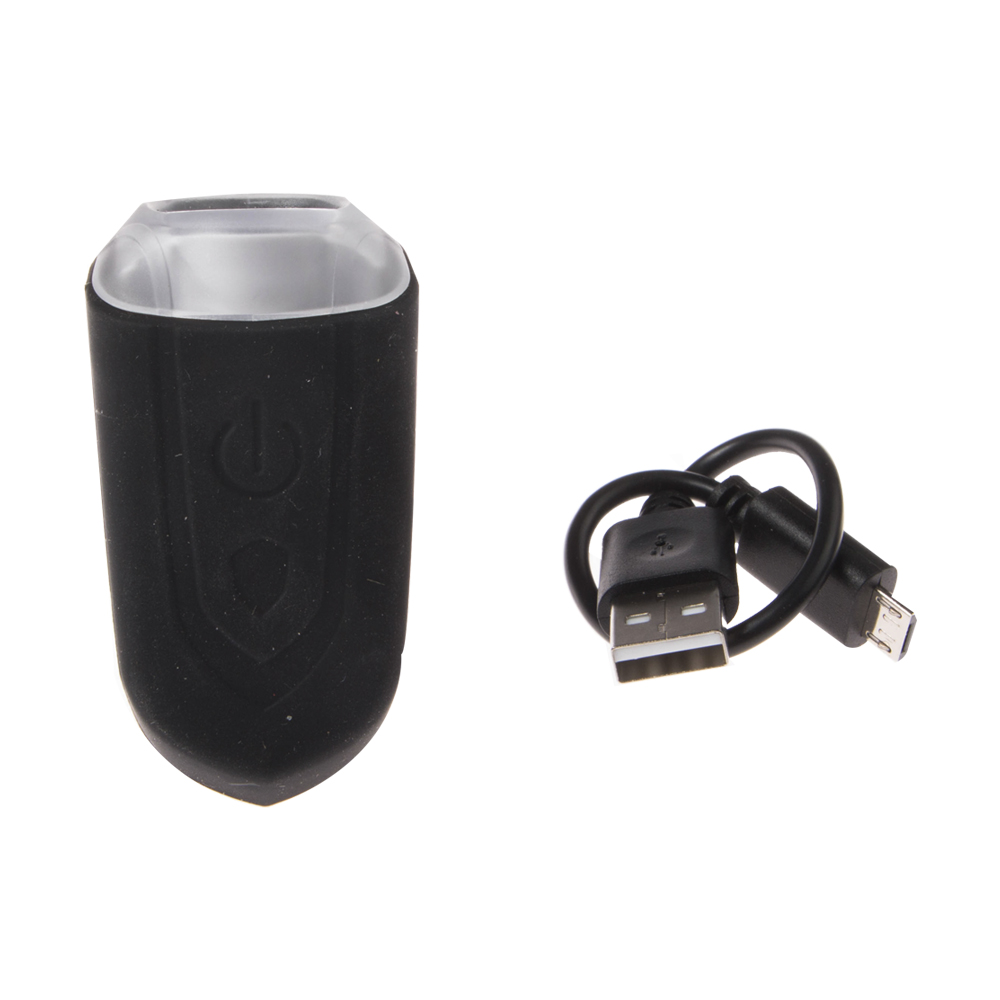 LUZ DELANTERA 3 FUNC 40 LM RECARGABLE 180 mAh C/SUJETADOR