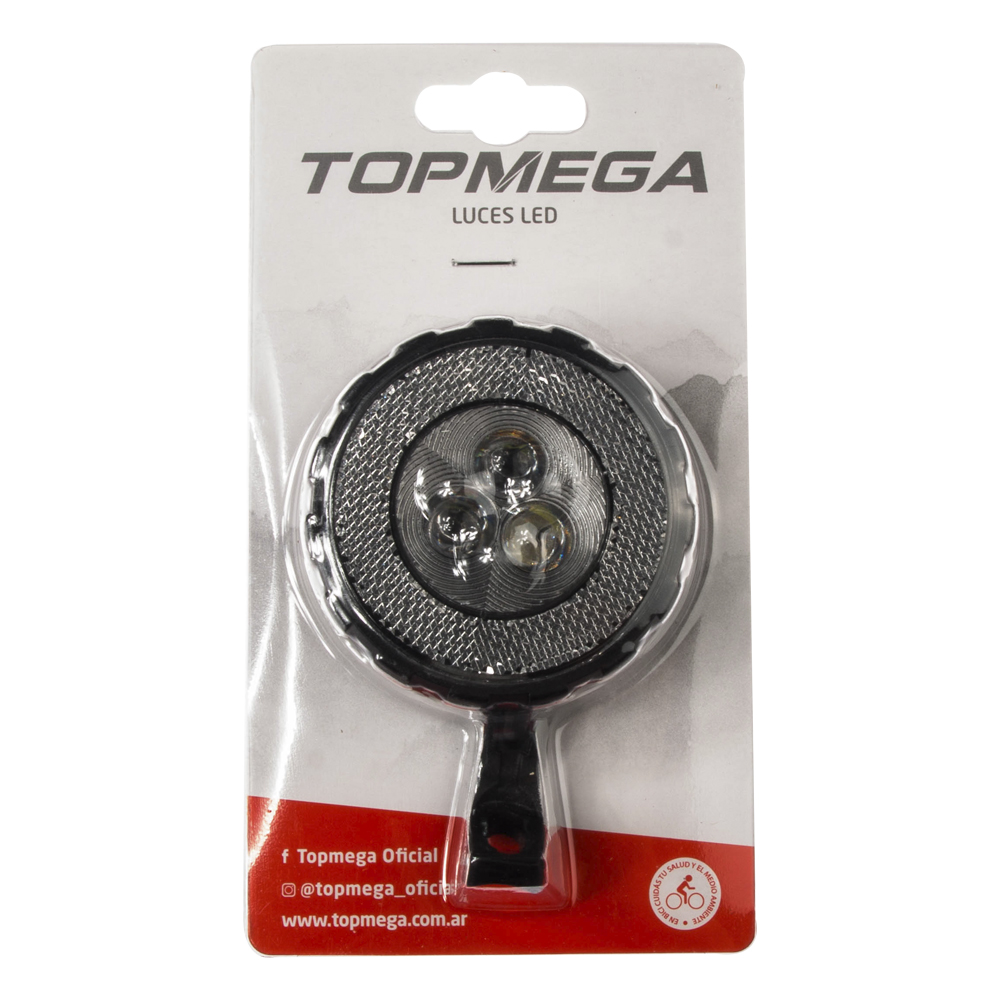 LUZ DELANTERA P/HORQUILLA 3 LEDS BLANCO
