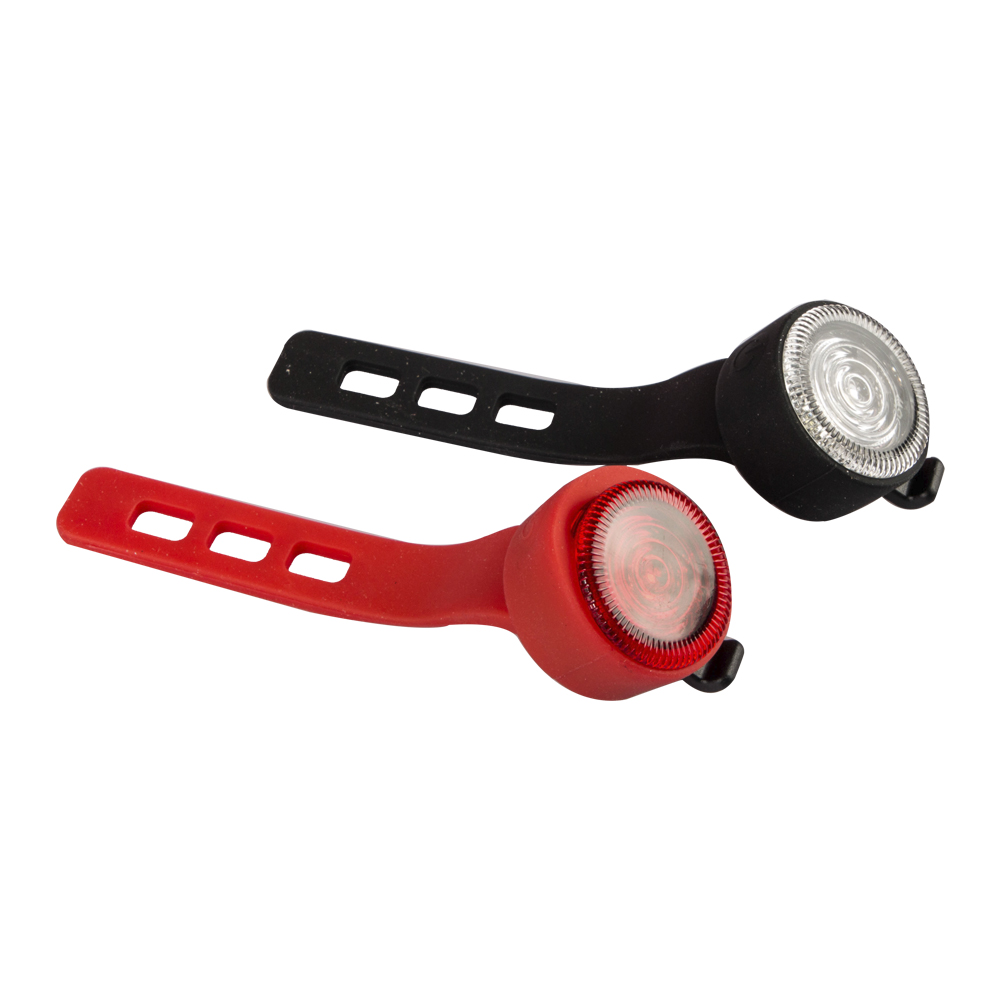 BALIZA SET D/T SILICONA REDOND 1 LED 4 FUNCIONES C/SUJETADOR