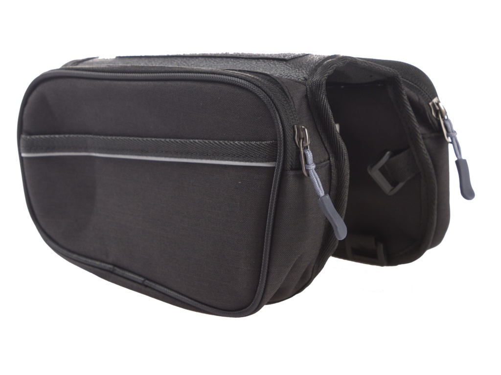 CARTERA PORTACELULAR AL CUADRO 19X10X11CM NEG TOPMEGA