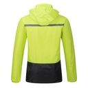 TRAJE DE LLUVIA POLYESTER FLUO REFLECTIVO C/BOLSO TALLE L