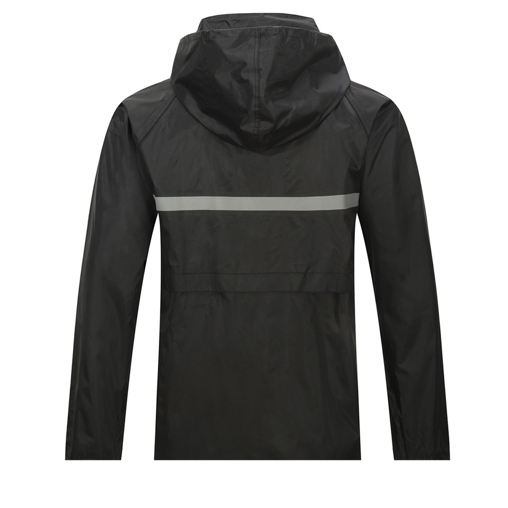 TRAJE DE LLUVIA BANDA REFLECTIVA Y BOLSO C/ BOLSILLO TALLE L