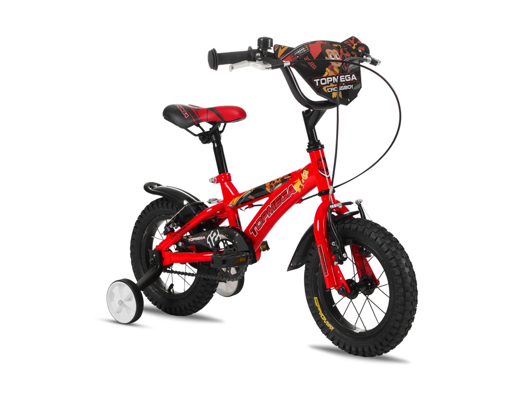 BICICLETA NIÑO CROSSBOY R12 ROJO