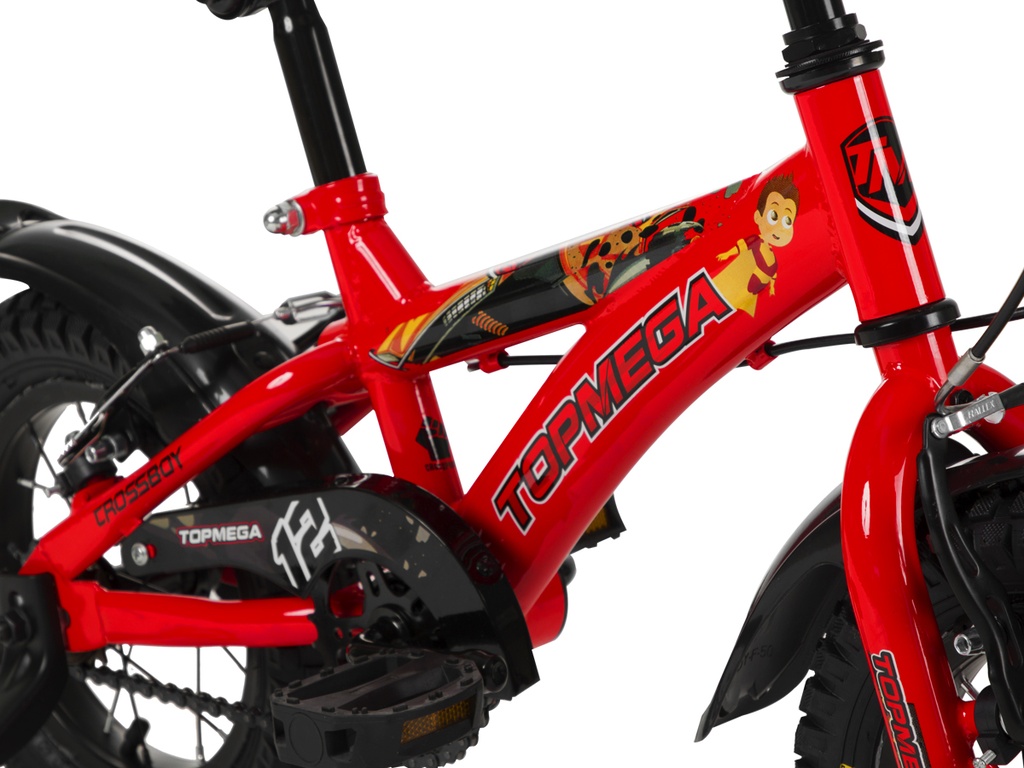 BICICLETA NIÑO CROSSBOY R12 ROJO