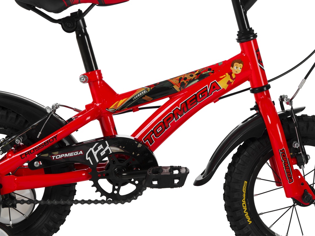 BICICLETA NIÑO CROSSBOY R12 ROJO