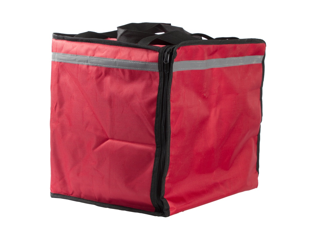 MOCHILA TERMICA PARA DELIVERY ROJA 35X38X40CM