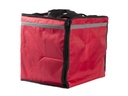 MOCHILA TERMICA PARA DELIVERY ROJA 35X38X40CM