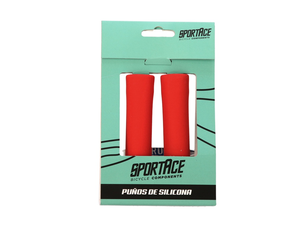 PUÑO MTB SILICONA 130MM SPORTACE ROJO