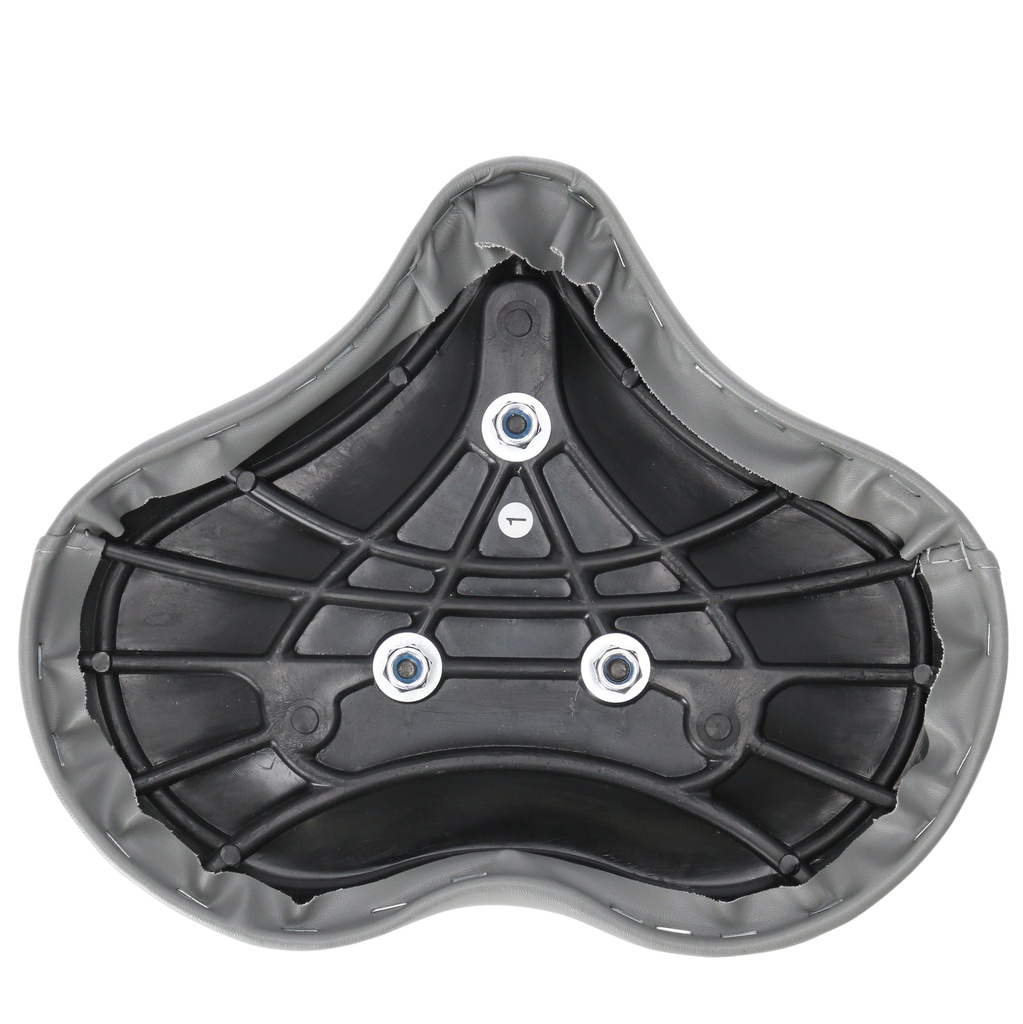 ASIENTO BICI FIJA GRIS - ANCLAJE 3 TORNILLOS