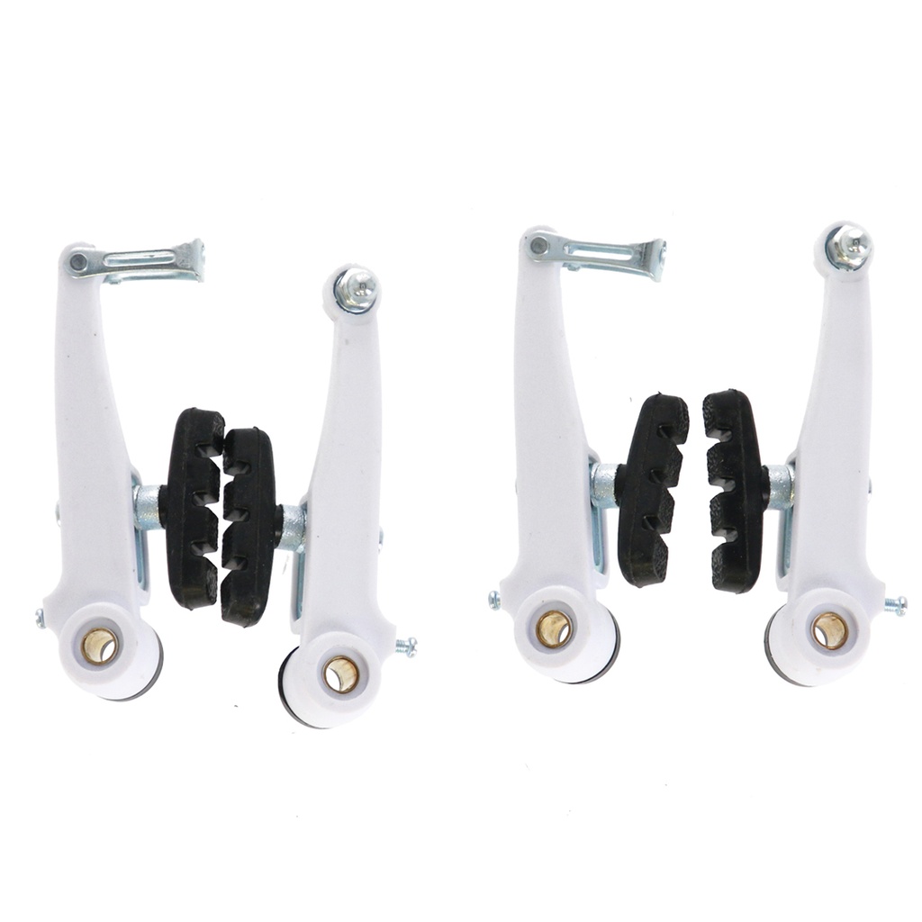 FRENO V-BRAKE NIÑO RESINA MANIJA/CABLE JGO BLANCO