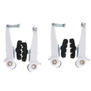 FRENO V-BRAKE NIÑO RESINA MANIJA/CABLE JGO BLANCO