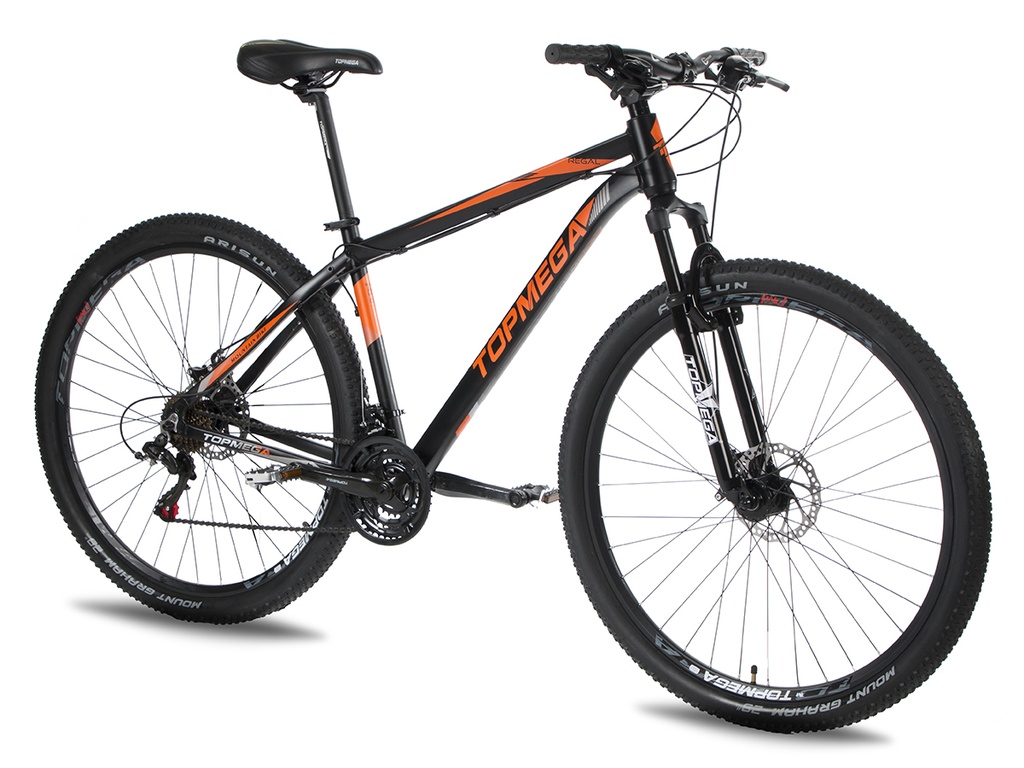 BICICLETA MTB REGAL ALUMINIO R29 21VEL. NEG/NAR TALLE S
