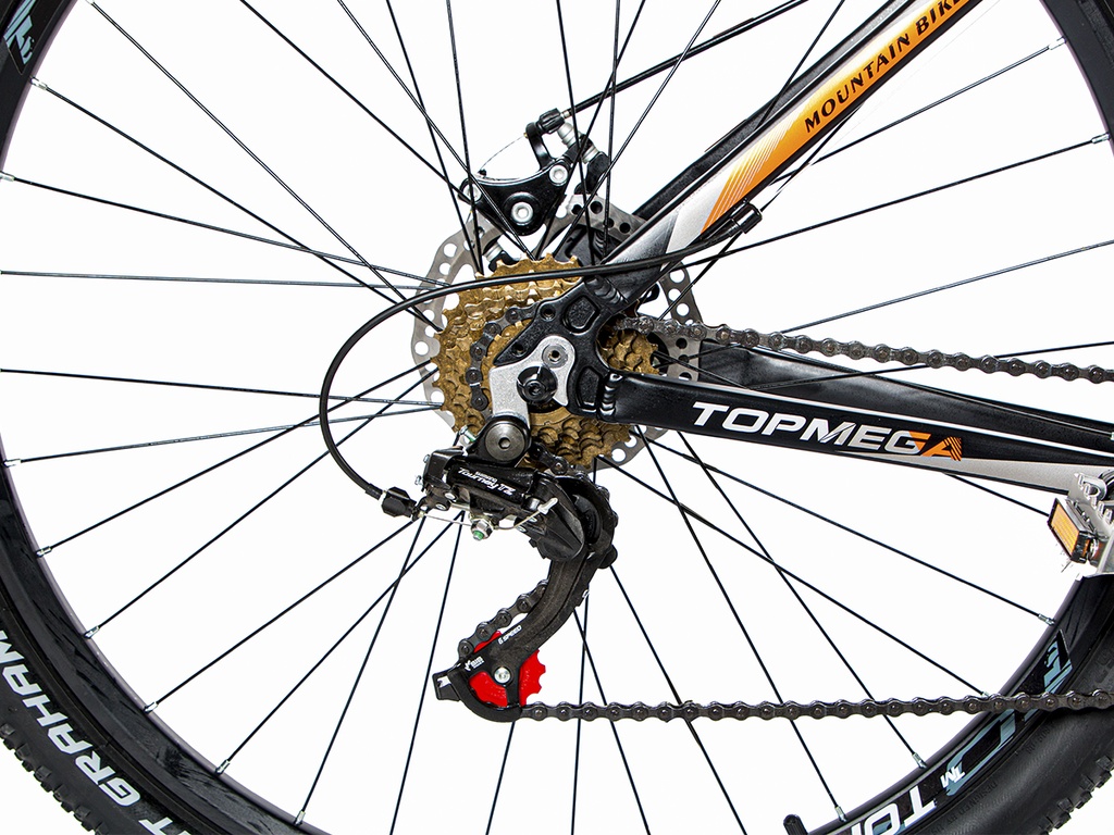 BICICLETA MTB REGAL ALUMINIO R29 21VEL. NEG/NAR TALLE S