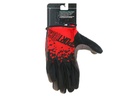 GUANTES CICLISMO LARGOS SPORTACE NEGRO/ROJO TALLE M