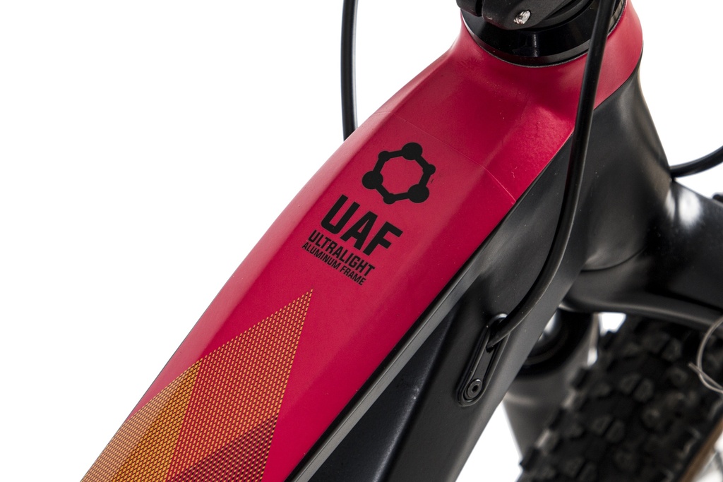 BICICLETA MTB SVEL ALUMINIO X6 NEGRO/ROJO/AMARILLO SLX 12VEL 29ER L