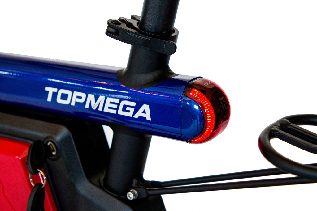 BIC ELECTRICA TOPMEGA Z1 ALUMINIO R20 250W 36V 6VEL AZUL