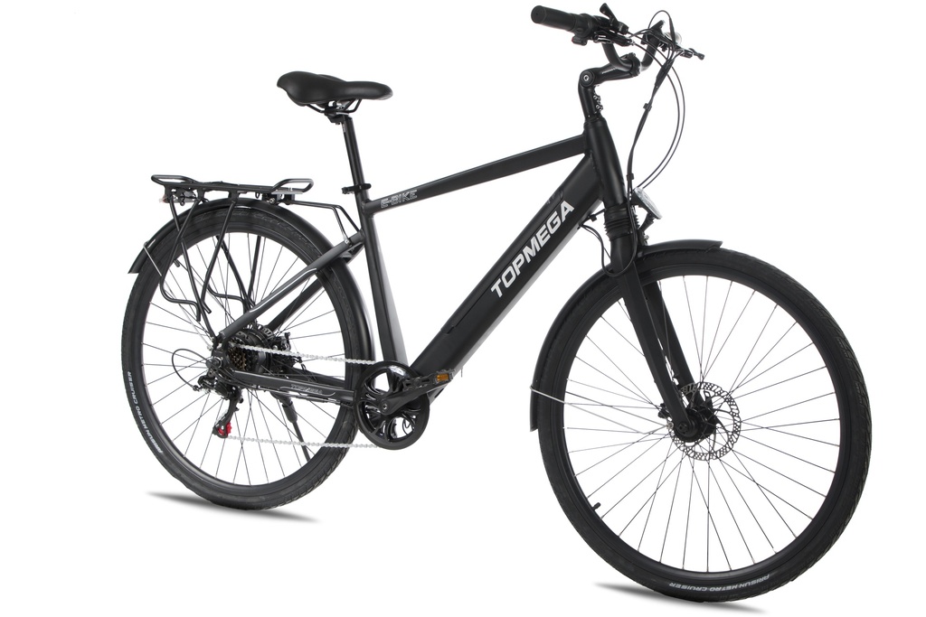 BIC ELECTRICA TOPMEGA URBANA ALUM R700 250W 36V 6VEL NEGRO