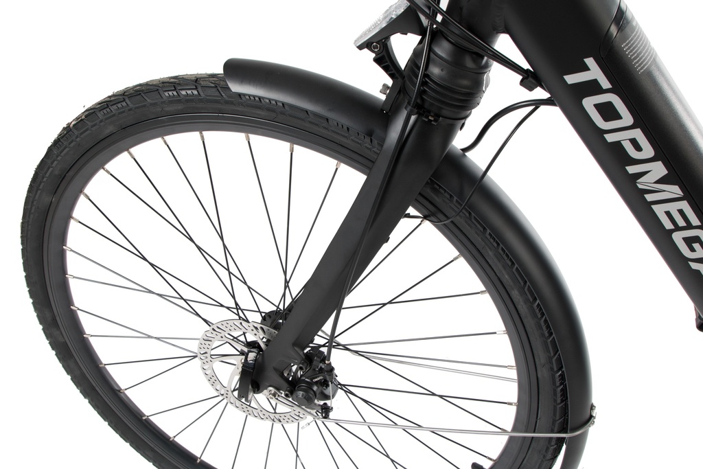 BIC ELECTRICA TOPMEGA URBANA ALUM R700 250W 36V 6VEL NEGRO