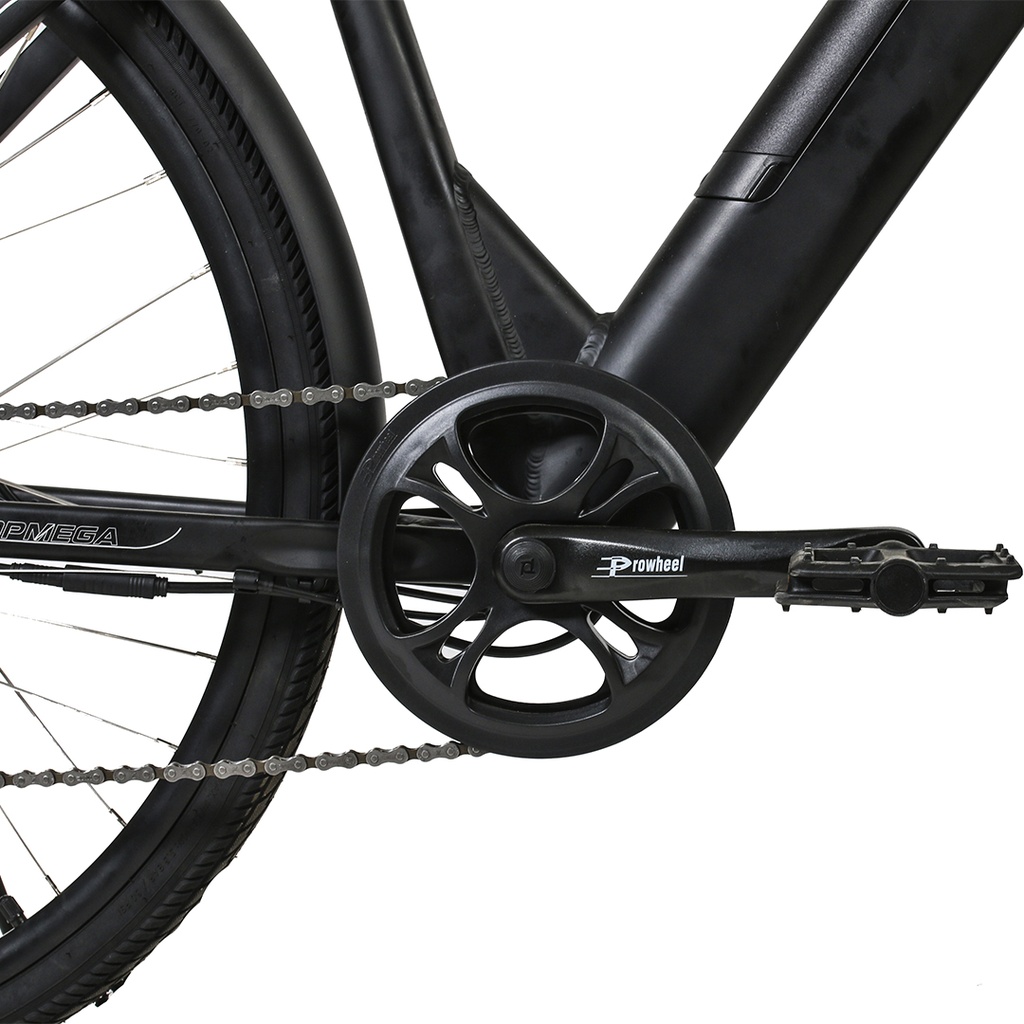 BIC ELECTRICA TOPMEGA PASEO ALUM R700 250W 36V 6VEL NEGRO