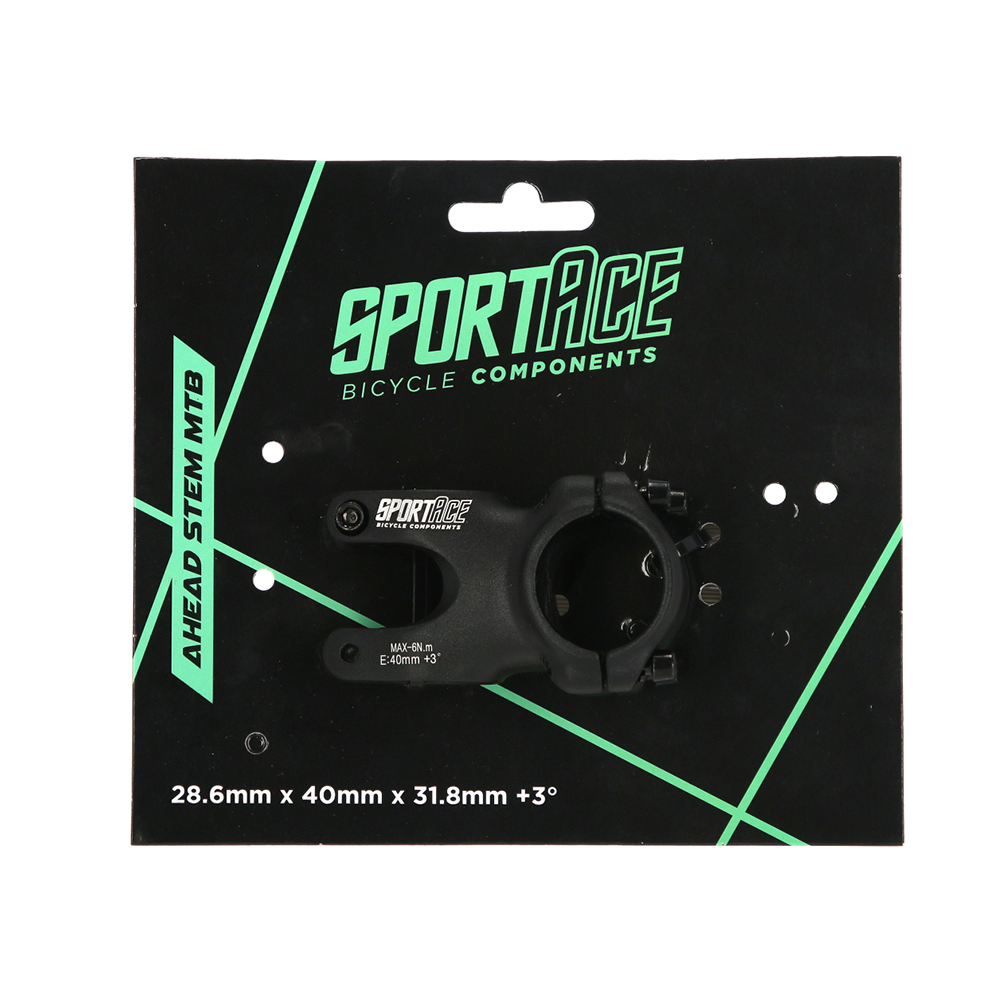 AHEAD STEM MTB ALUMINIO EXTRA CORTO 28.6X40X31.8MM SPORTACE