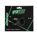 AHEAD STEM MTB ALUMINIO EXTRA CORTO 28.6X40X31.8MM SPORTACE
