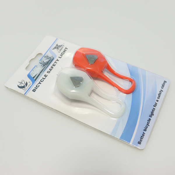 *BALIZA SET D/T SILICONA 2LED 4 FUNCI C/SUJETAD SIN PILAS