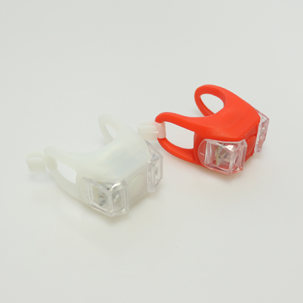 BALIZA SET D/T SILICONA 2LED 3FUNCIONES C/SUJETADOR