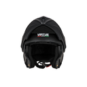 CASCO REBATIBLE VIRTUE LISO NEGRO L