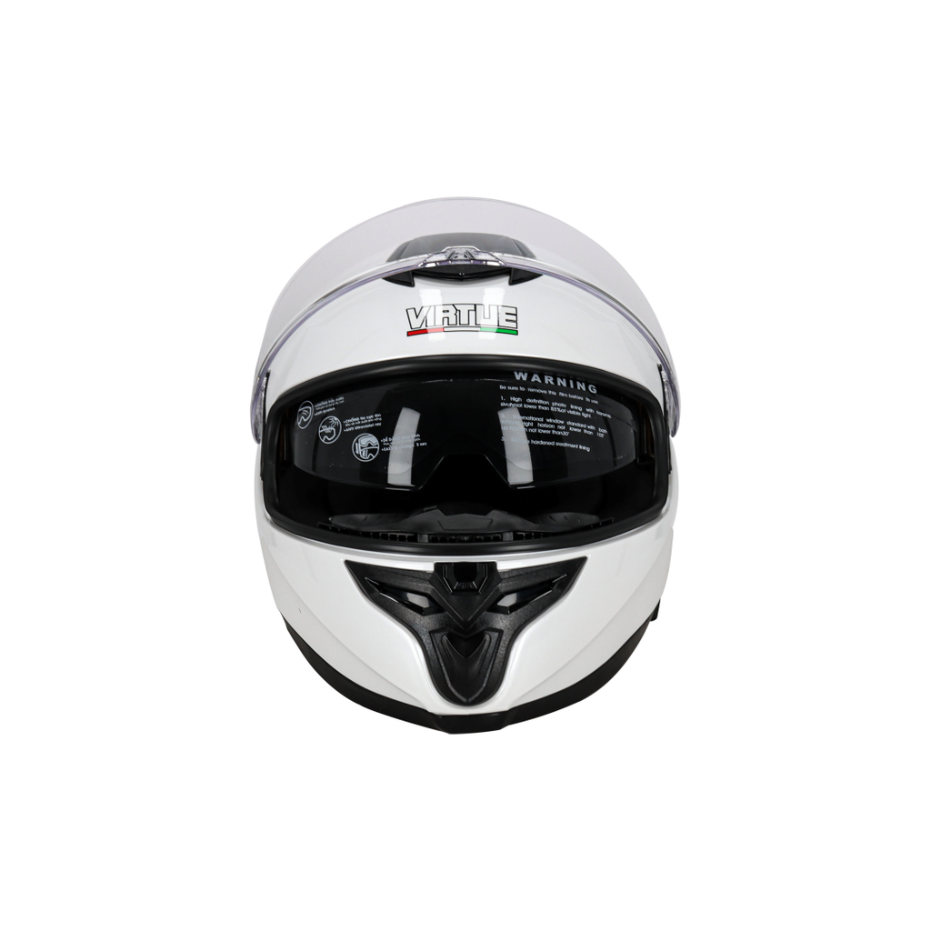 CASCO VIRTUE LISO BLANCO XL
