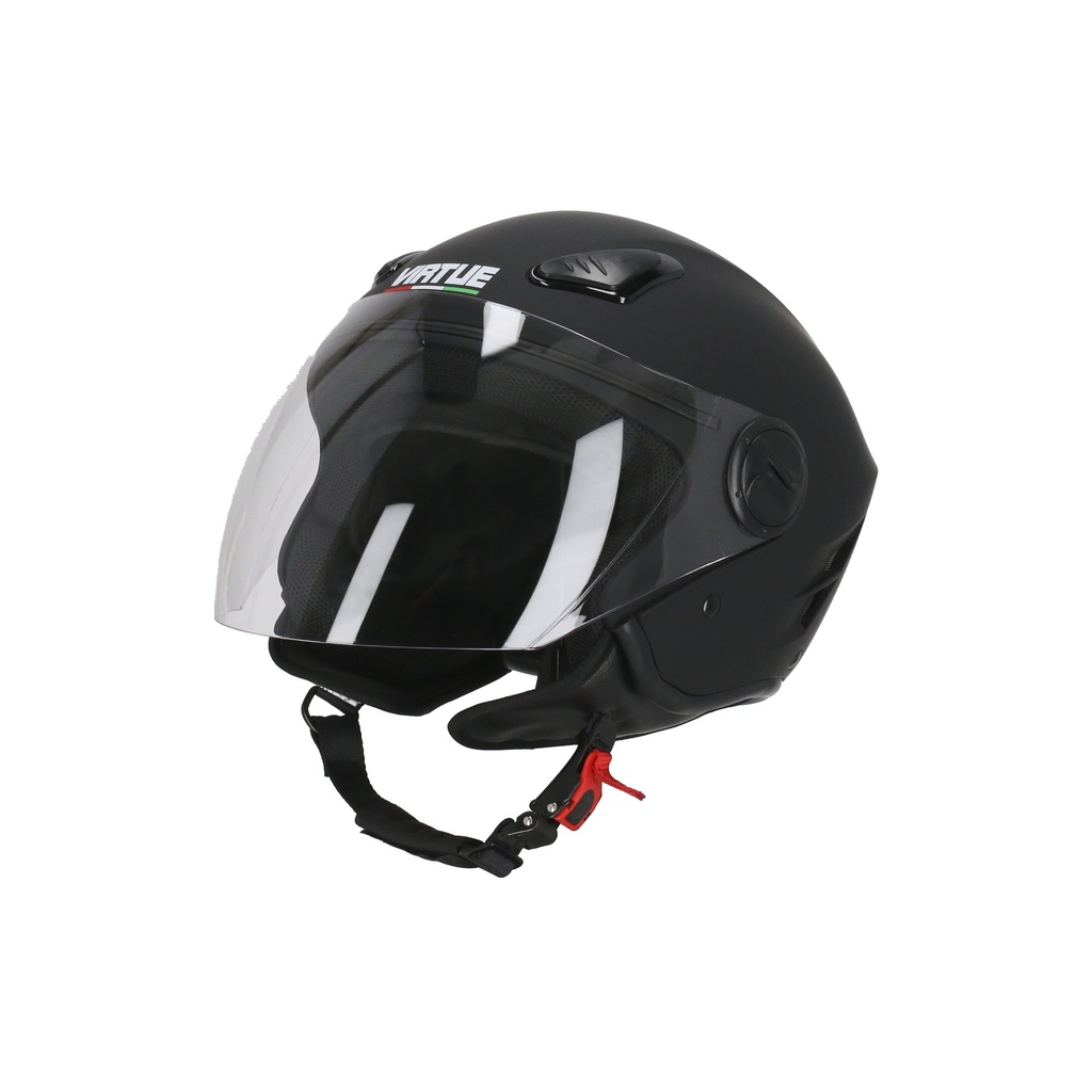 CASCO VIRTUE ABIERTO NEGRO L