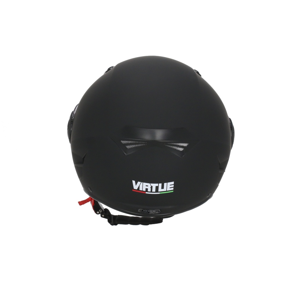 CASCO VIRTUE ABIERTO NEGRO L