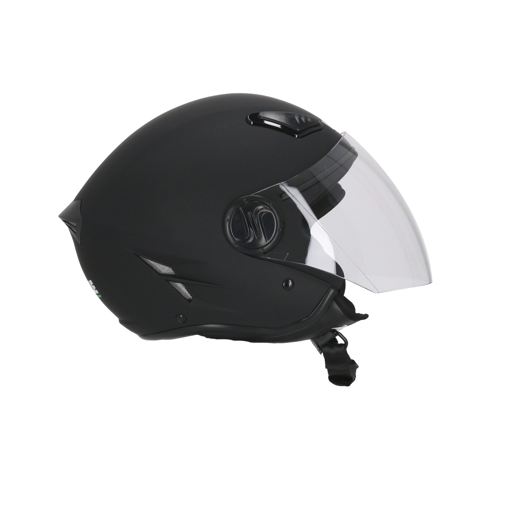 CASCO VIRTUE ABIERTO NEGRO L