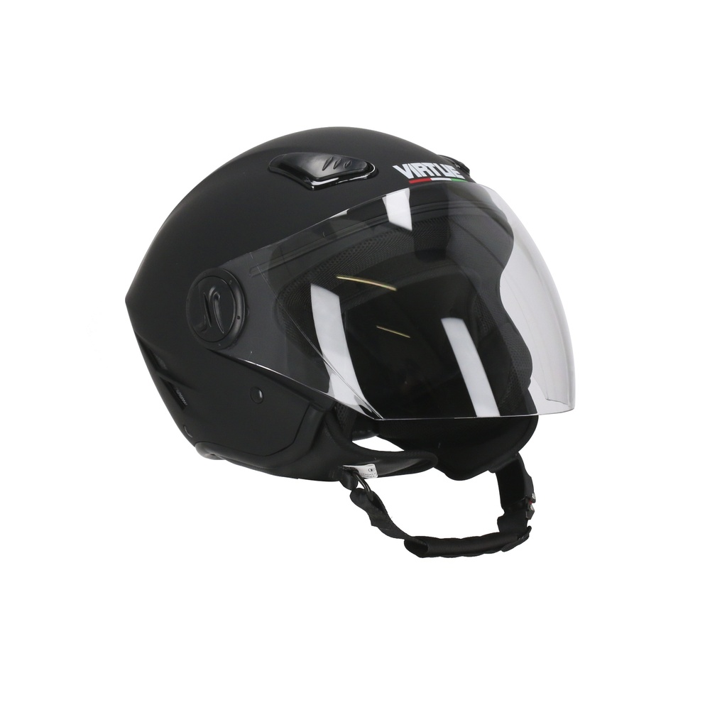 CASCO VIRTUE ABIERTO NEGRO L