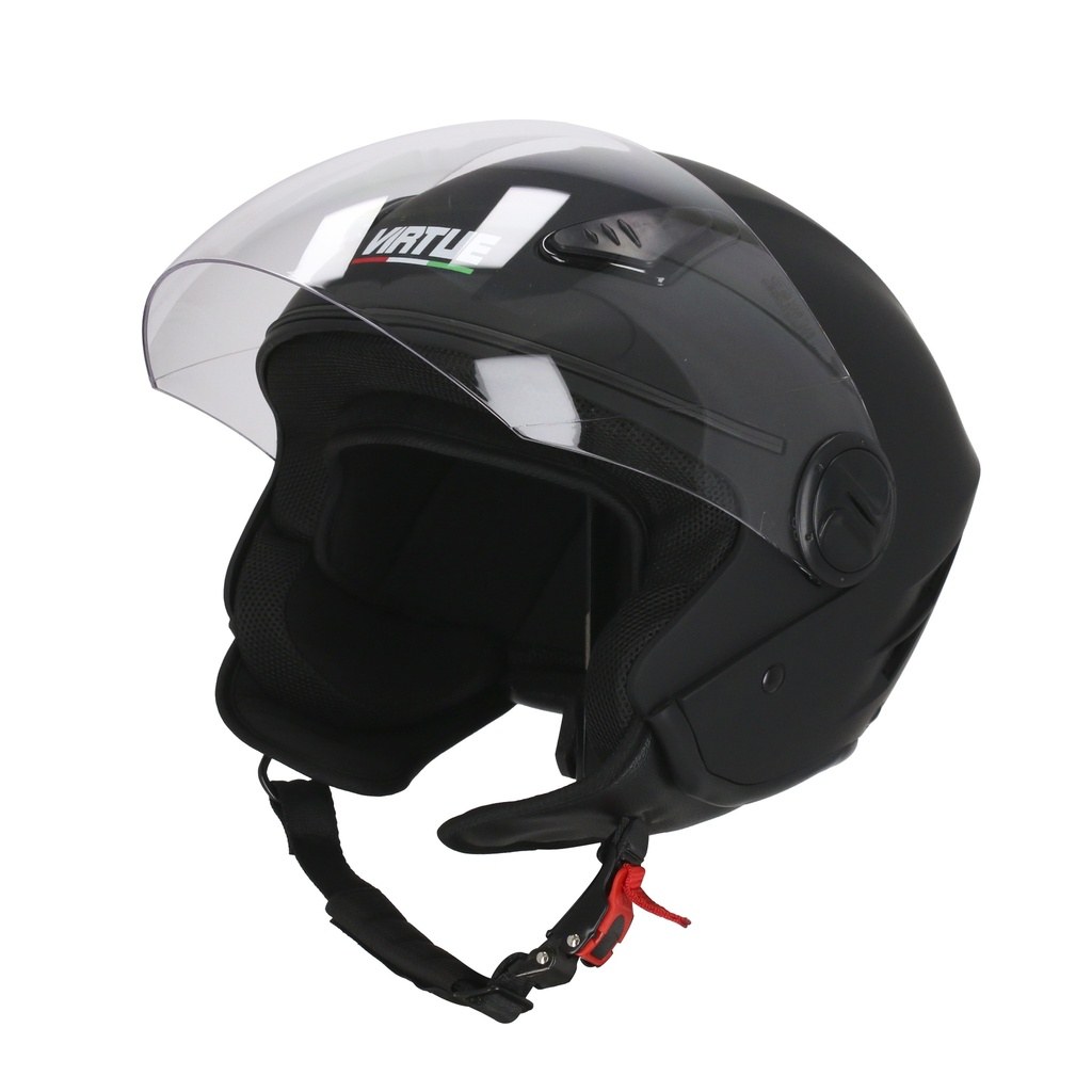 CASCO VIRTUE ABIERTO NEGRO L