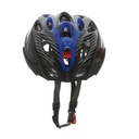 CASCO MTB 18 VENTILACIONES C/VISERA 54-60 CM NEGRO/AZUL