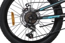 BICICLETA MTB SLIDER R20 7VEL. NEGR/CELESTE