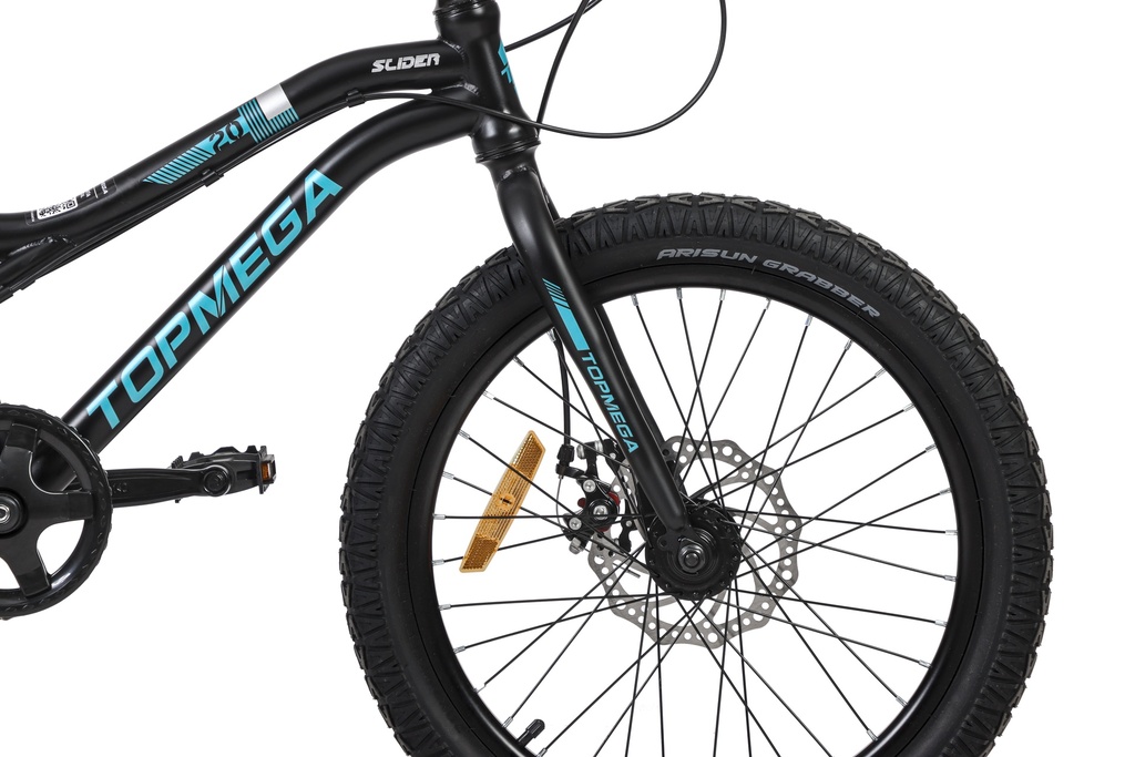 BICICLETA MTB SLIDER R20 7VEL. NEGR/CELESTE