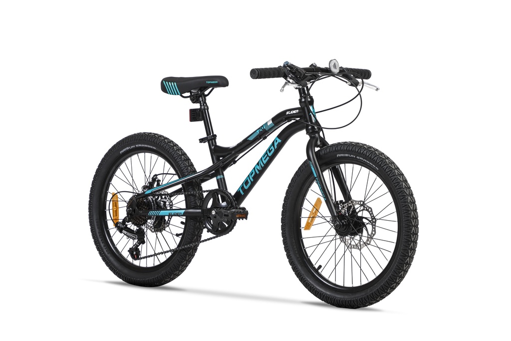 BICICLETA MTB SLIDER R20 7VEL. NEGR/CELESTE